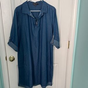 NWT! Luxology Denim dress size 14